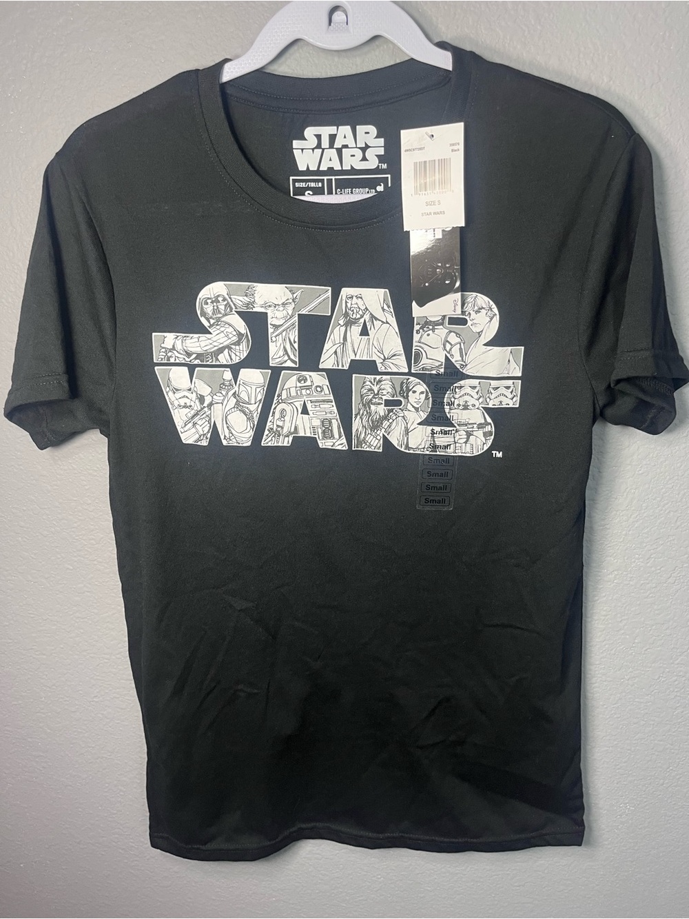 Disney Star Wars Black Short Sleeve Graphic Tee